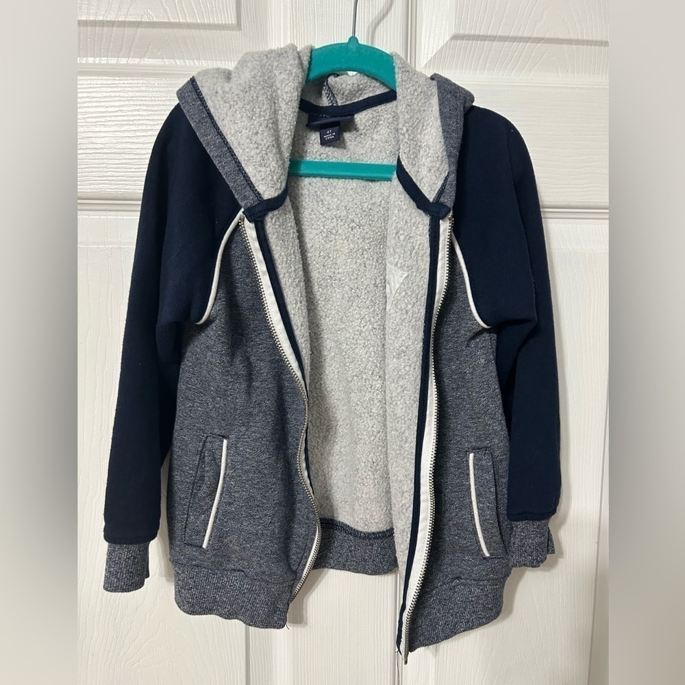 Calvin Klein Jeans Hoodie Full Front Sweater Boys Size 4T EUC